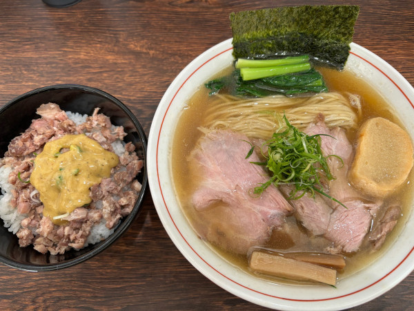 「(限定)煮干しそば」@中華そば 燕屋商店の写真