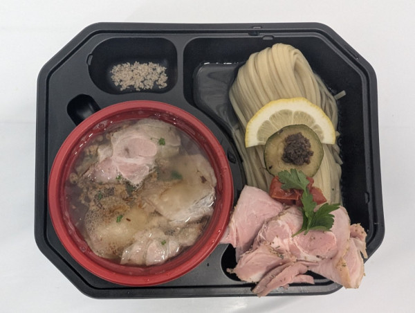 「［アメノオト］昆布水つけめんsio + アメノオト盛り」@第2回ラーメン万博2024 in TSUCHIURAの写真