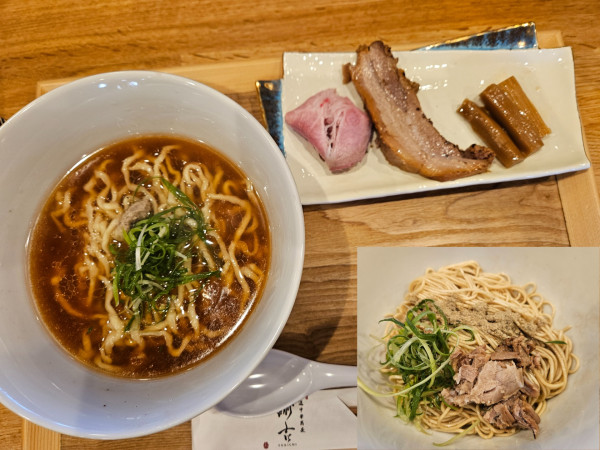 「特選中華蕎麦醤油-トリュフ-+和え玉-弐-煮干し」@特選中華蕎麦 諭吉の写真