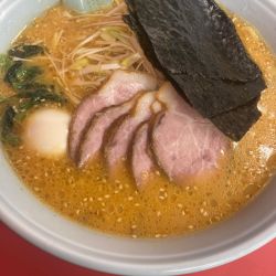 特製味噌ネギチャーシュー麺(中盛、味玉トッピング)
