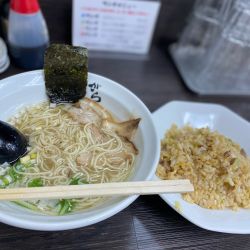 Aランチ鶏油塩らーめん