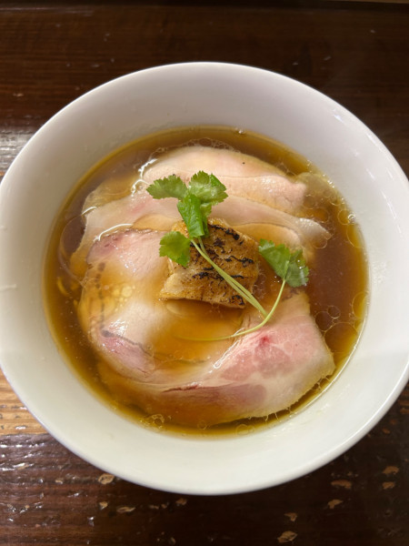 「鶏そば　味玉・チャーシュー」@らぁめん サンドの写真