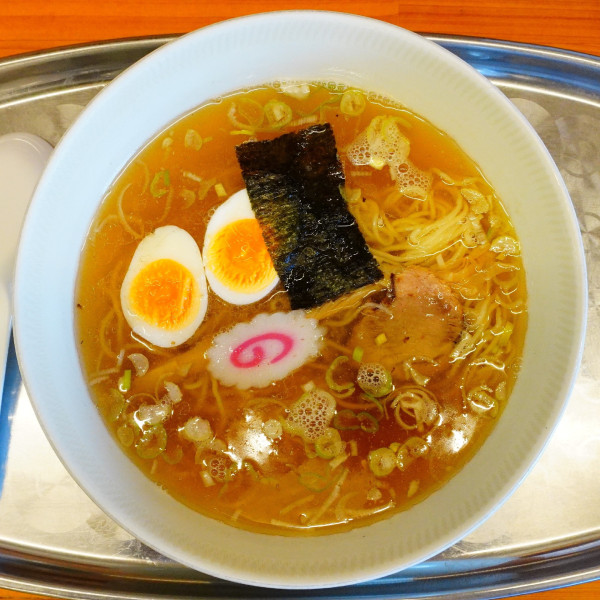 「中華麺（小盛り1玉）＋玉子（ゆで）」@川越大勝軒の写真