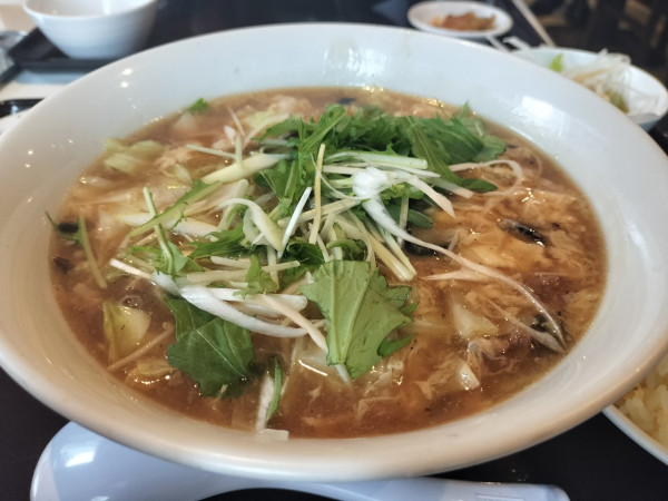 「満州タン麺セット」@京華茶楼 新橋店の写真