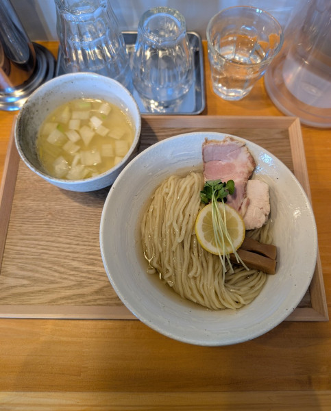 「昆布水つけ麺 塩」@HARE tokidoki MUGIの写真