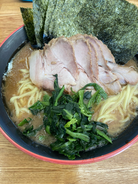 「チャーシュー麺（大盛り）＋のり」@麺家 紫極の写真