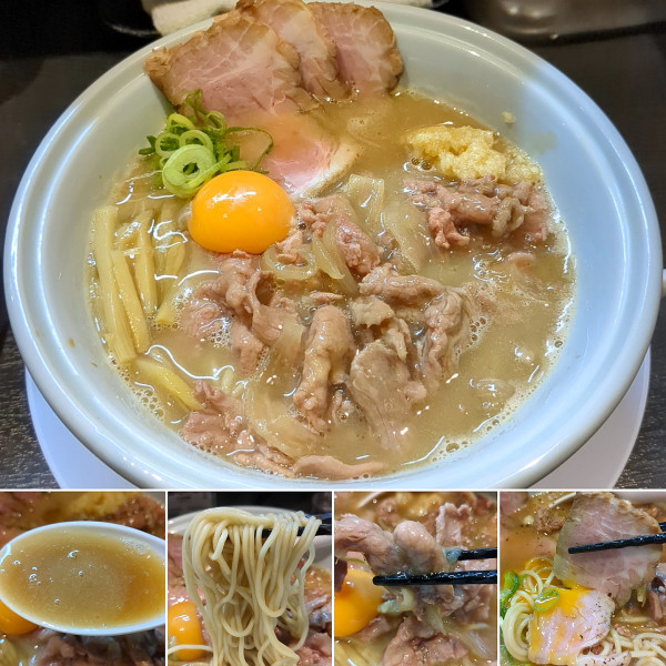 「肉玉ラーメン(限定)　1200円」@らーめん 三極志の写真