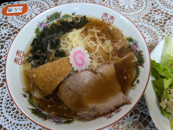「ラーメン600円」@丸鶴の写真