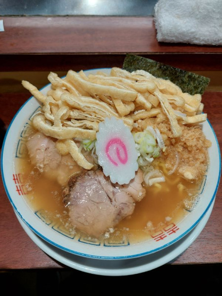 「いりこ 塩+きつね+まじり」@大井町立食い中華蕎麦 いりこ屋の写真