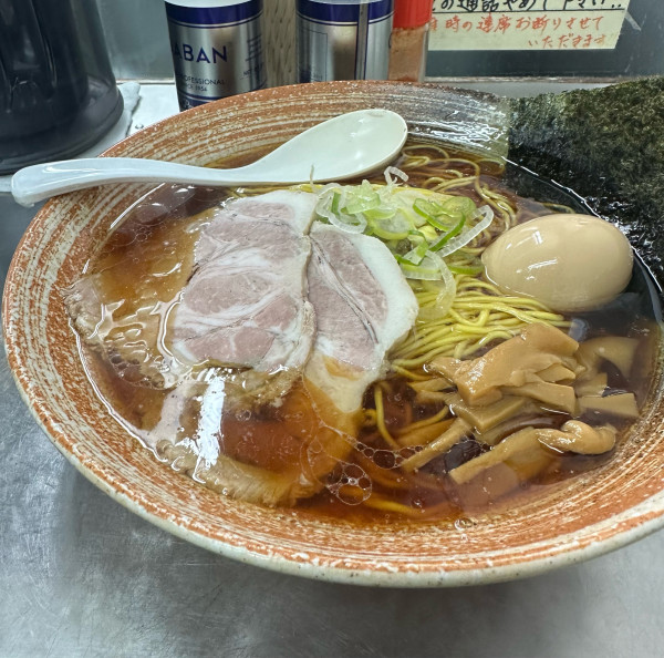 「味玉覆麺ラーメン」@覆麺 智の写真