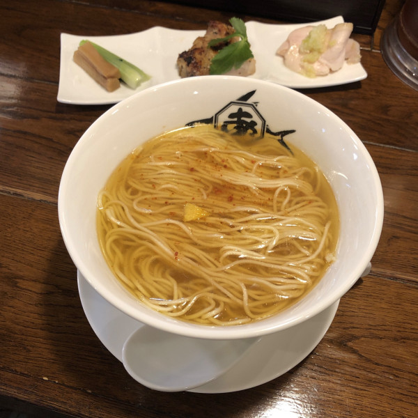 「鶏塩上湯麺」@麺屋 あごすけの写真