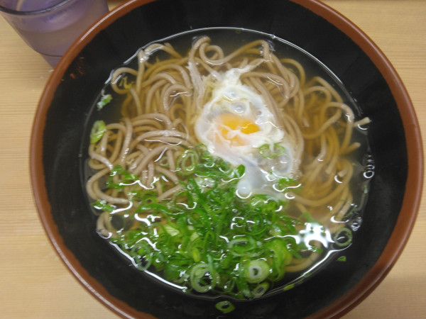 「月見そば340円」@丸一屋の写真