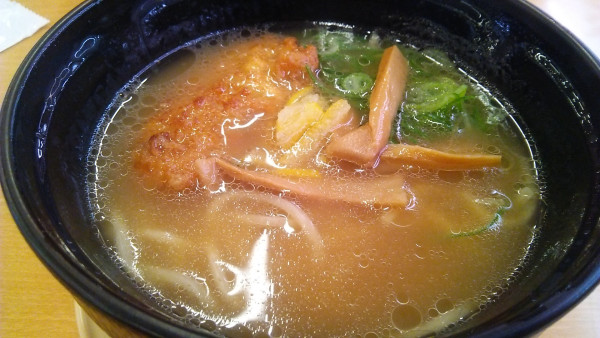 「貝がら屋監修 牡蠣白湯ラーメン かきフライのせ 470円」@スシロー 南行徳店の写真