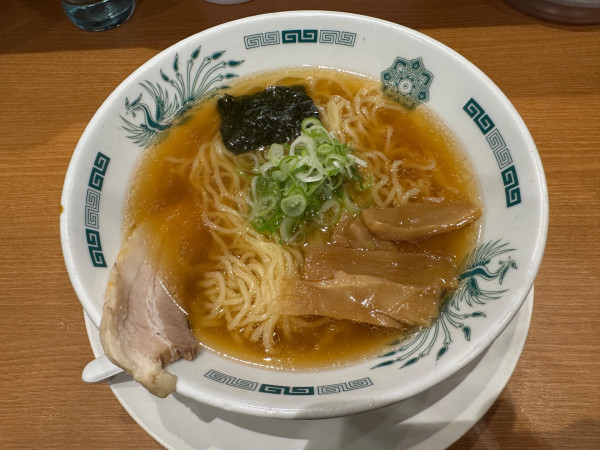 「中華そば（並盛・140g）390円」@日高屋 イーサイト高崎店の写真