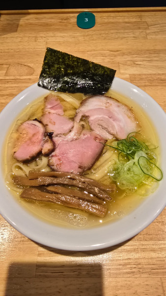 「塩　拉麺　３号　1200円」@竜の髭 ramen-laboの写真