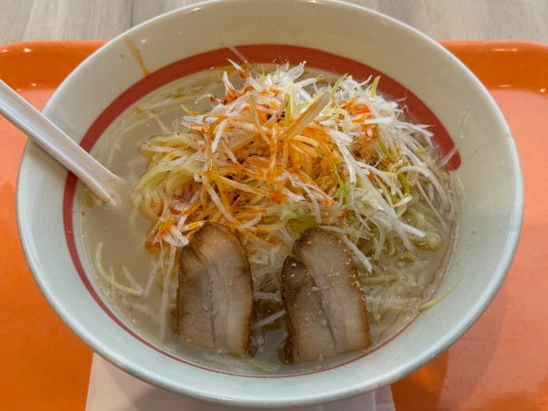 「塩ねぎらーめん（麺大盛り）」@幸楽苑 レイクウォーク岡谷店の写真