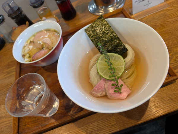 「昆布水つけめん 塩 並」@YOKOKURA STOREHOUSEの写真