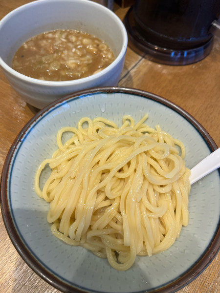 「濃厚魚介つけ麺」@鼈の写真