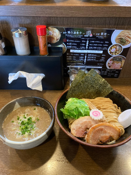 「暖つけめん　1.5玉　熱盛」@三角屋 暖 -DAN-の写真