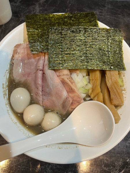 「特製 純煮干しそば」@中華SOBA にぼ乃詩の写真