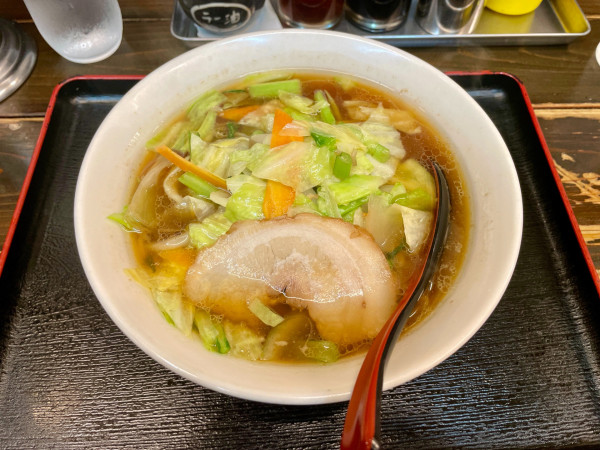 「三鷹ラーメン ＋ ジャンボ餃子」@一圓 三鷹北口店の写真