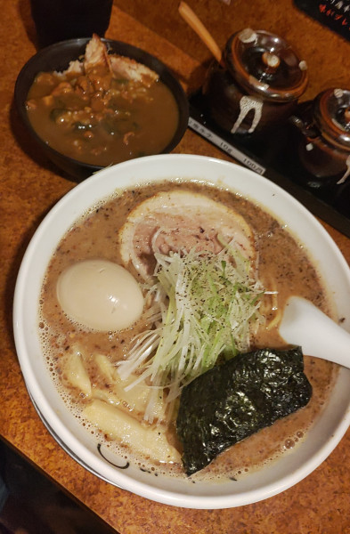 「味噌豚骨拉麺」@麺の蔵 かめだ屋の写真