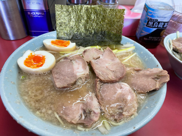 「ネギチャーシューメン　味玉」@ラーメンショップ 牛久結束店の写真