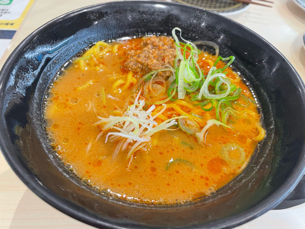 「特製辛味噌担々麺」@はま寿司 いわき小名浜店の写真