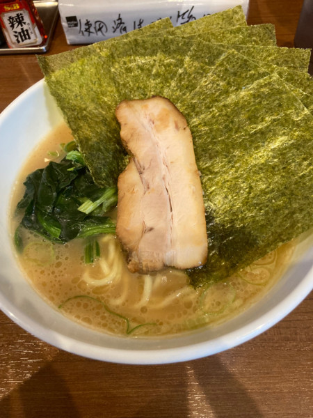 「ラーメン海苔増し(1130円)」@二代目横浜らーめん東名家の写真