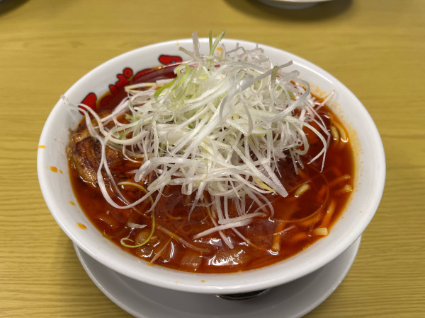 「チャーシュー勝浦タンタンメン(醤油味)＋辛さ増し(中辛)」@てっぱつ屋 佐野店の写真