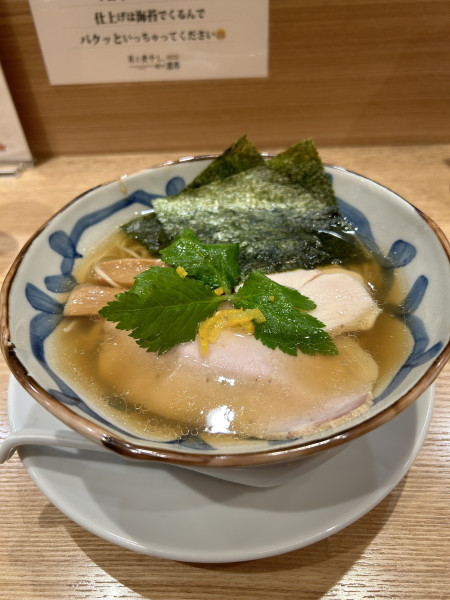 「蛤としじみと煮干しのトリプルらぁ麺」@貝と煮干し、時々濃厚の写真