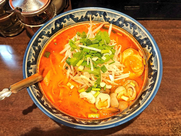 「トムヤムクンラーメン（センヤイ）」@ティーヌン 西早稲田本店の写真