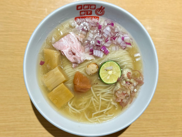 「★帆立と茗荷の貝だし冷やしらぁめん🍜¥1,300」@#新宿地下ラーメンの写真