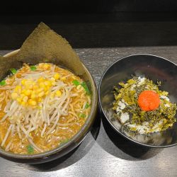 東京セット（みそこってりらーめん＋高菜明太丼）