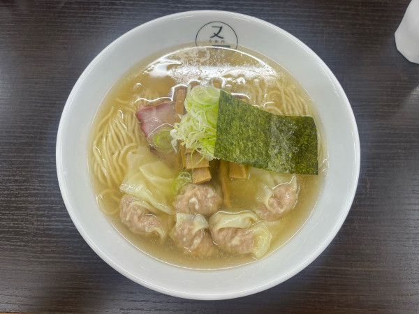 「塩ワンタンめん」@らーめん又右衛門の写真