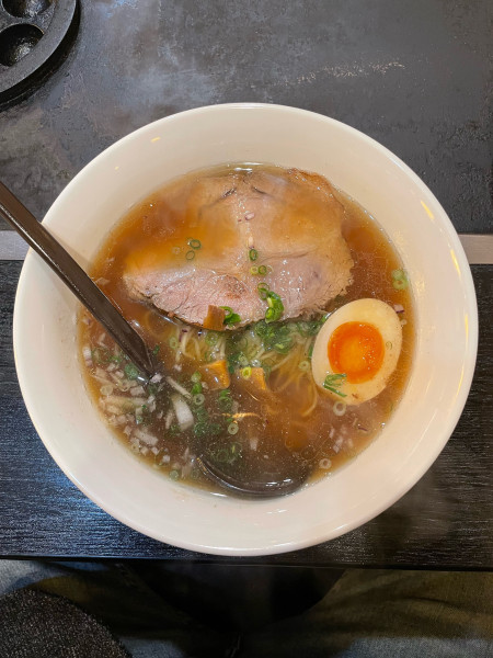 「生醤油らぁめん(800円)」@お好み焼き さ介の写真