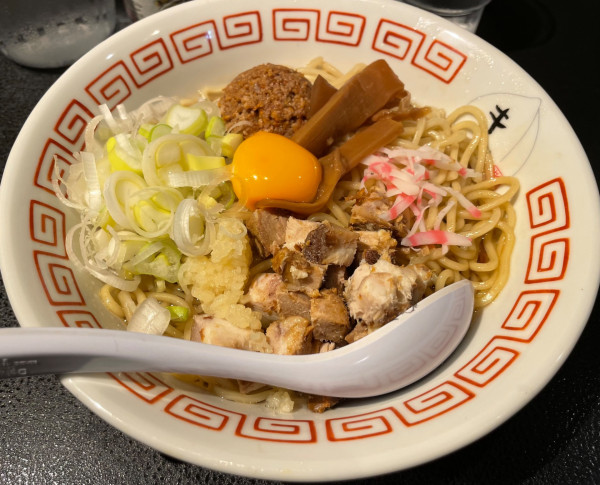 「まぜそば（限定）」@中華そば きび 明大前店の写真