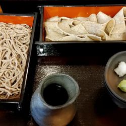 二段せいろ（十割そば、たすきそば：1,500円）