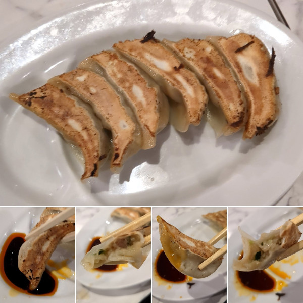 「餃子(6個)　500円」@中華料理 雁川の写真