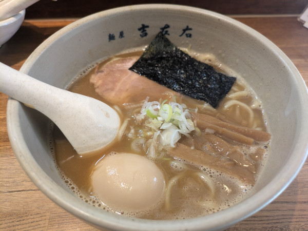 「味玉らーめん(1100円)」@麺屋吉左右の写真