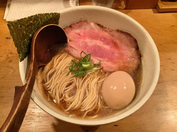 「味玉そば」@中華蕎麦 蘭鋳の写真