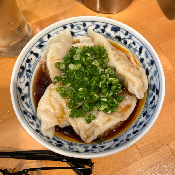 「自家製水餃子（ポン酢ラー油）」@手打蕎麦 ちりんの写真