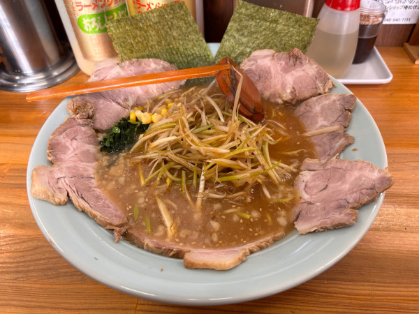 「ネギ味噌チャーシューメン」@ラーメンショップ 椿 松伏店の写真