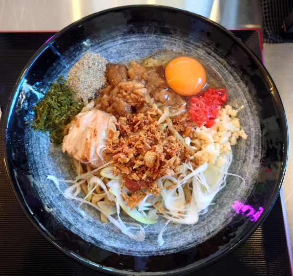 「岩のり煮干まぜそば(小、1000円)」@川口まぜそば 波木屋の写真