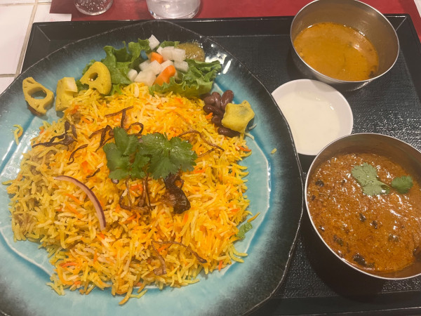 「ビリヤニとイカとチキンのキーマカレー」@アルクロード 飯田橋店の写真