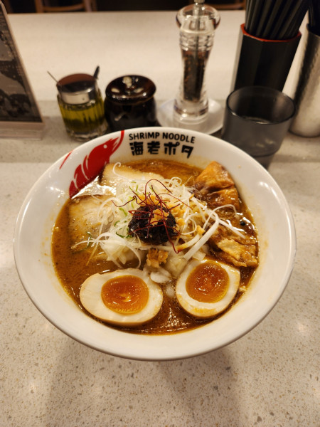 「特製海老ポタラーメン　大盛」@SHRIMP NOODLE 海老ポタの写真