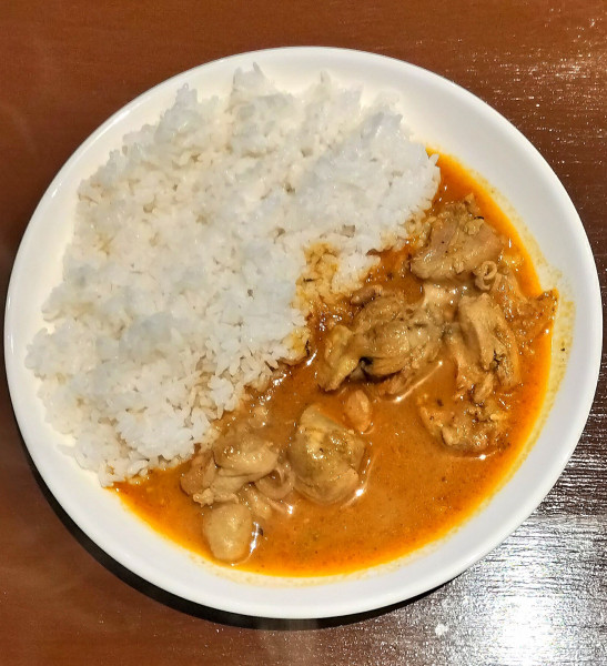 「セットのチキンカレー 500円」@ネワ屋の写真