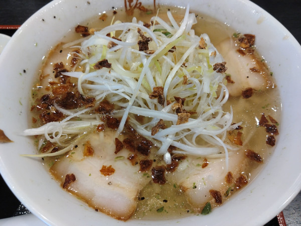 「青唐ねぎ塩ラーメン」@喜多方ラーメン 坂内 日立鮎川店の写真