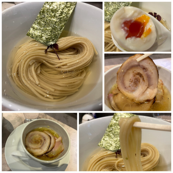 「昆布水つけ麺(塩)1350円+味玉160円」@麺 コレキヨの写真