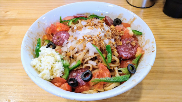 「【限定】maze pizza(ニンニク)」@鷹の目 西巣鴨店の写真